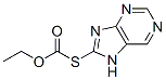 ethyl 7H-purin-8-ylsulfanylformate Structure