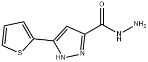 5-(2-Thienyl)-1H-pyrazole-3-carbohydrazide Structure