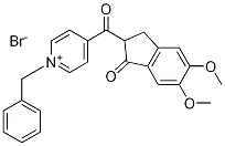 PyridiniuM, 4-[(2,3-dihydro-5,6-diMethoxy-1-oxo-1H-inden-2-yl)carbonyl]-1-(phenylMethyl)-, broMide Structure
