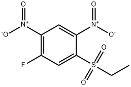 1-(ethylsulfonyl)-5-fluoro-2,4-dinitrobenzene Structure