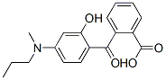 2-[4-(N-Methyl-N-propylamino)salicyloyl]benzoic acid 구조식 이미지