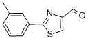 2-M-TOLYL-THIAZOLE-4-CARBALDEHYDE Structure