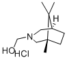 3-AZABICYCLO(3.2.1)OCTANE-3-METHANOL, 1,8,8-TRIMETHYL-, HYDROCHLORIDE Structure