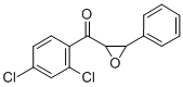 Propiophenone, 2',4'-dichloro-2,3-epoxy-3-phenyl- Structure