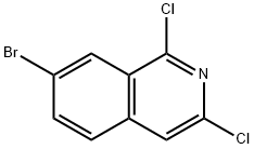 7-Bromo-1,3-dichloroisoquinoline 구조식 이미지