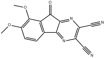 7,8-DIMETHOXY-9-OXO-9H-INDENO[1,2-B]PYRAZINE-2,3-DICARBONITRILE 구조식 이미지