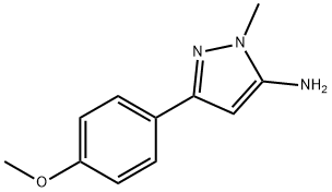3-(4-Methoxyphenyl)-1-methyl-1H-pyrazol-5-amine Structure