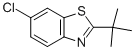 6-클로로-2-(1,1-디메틸에틸)벤조티아졸 구조식 이미지