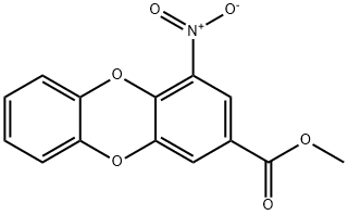 methyl 4-nitrooxanthrene-2-carboxylate 구조식 이미지