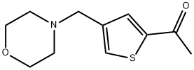 1-[4-(MORPHOLIN-4-YLMETHYL)-2-THIENYL]ETHANONE Structure