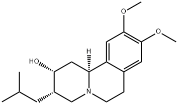 2H-Benzo[a]quinolizin-2-ol, 1,3,4,6,7,11b-hexahydro-9,10-dimethoxy-3-(2-methylpropyl)-, (2R,3S,11bS)- Structure