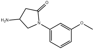 4-amino-1-(3-methoxyphenyl)pyrrolidin-2-one(SALTDATA: HCl) 구조식 이미지