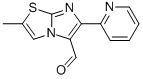 2-METHYL-6-(2-PYRIDINYL)IMIDAZO[2,1-B]THIAZOLE-5-CARBOXALDEHYDE 구조식 이미지