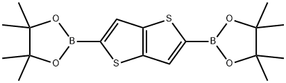 2,5-bis(4,4,5,5-tetraMethyl-1,3,2-dioxaborolan-2-yl)thieno[3,2-b]thiophene 구조식 이미지