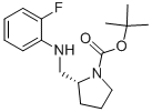 (R)-1-BOC-2-[(2-FLUORO-페닐아미노)-메틸]-피롤리딘 구조식 이미지