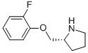 (2R)-2-[(2-FLUOROPHENOXY)METHYL]-PYRROLIDINE Structure