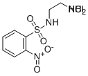N-(2-NITROBENZENESULFONYL)-1,2-DIAMONETHANE HYDROCHLORIDE 구조식 이미지