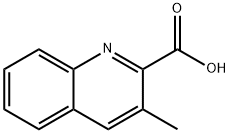 3-METHYLQUINOLINE-2-CARBOXYLIC ACID Structure