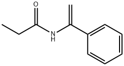 Propanamide,  N-(1-phenylethenyl)- Structure