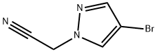 (4-bromo-1H-pyrazol-1-yl)acetonitrile Structure