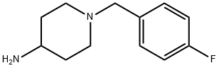 1-(4-fluorobenzyl)piperidin-4-amine(SALTDATA: 1.98HCl 0.75H2O) Structure