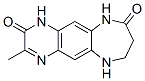 1H-Pyrazino[2,3-h][1,5]benzodiazepine-2,9-dione,  6,7,8,10-tetrahydro-3-methyl- Structure