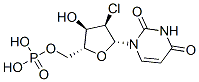 2'-chloro-2'-deoxyuridine 5'-phosphate Structure