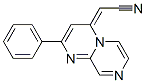 Acetonitrile,  2-(2-phenyl-4H-pyrazino[1,2-a]pyrimidin-4-ylidene)- Structure