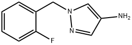 1-(2-fluorobenzyl)-1H-pyrazol-4-amine(SALTDATA: 2HCl) 구조식 이미지