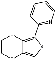 Pyridine,  2-(2,3-dihydrothieno[3,4-b]-1,4-dioxin-5-yl)- Structure