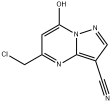 5-(хлорметил)-7-гидроксипиразоло[1,5-а]пиримидин-3-карбонитрил структурированное изображение