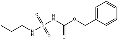 CarbaMic acid, N-[(propylaMino)sulfonyl]-, phenylMethyl ester Structure