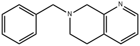 5,6,7,8-테트라히드로-7-(페닐메틸)-1,7-나프티리딘 구조식 이미지