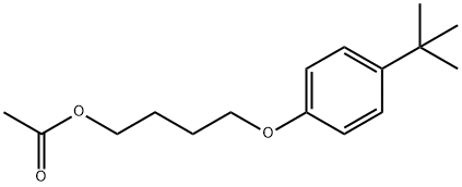 4-(4-TERT-BUTYLPHENOXY)BUTYL ACETATE Structure