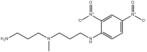 3-(2,4-dinitroanilino)-3'-amino-N-methyldipropylamine Structure