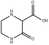 3-OXO-PIPERAZINE-2-CARBOXYLIC ACID
 Structure