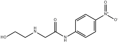 2-(2-히드록시에틸아미노)-4'-니트로아세트아닐리드 구조식 이미지