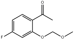 1-(4-Fluoro-2-MethoxyMethoxy-phenyl)-ethanone 구조식 이미지