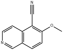 5-Isoquinolinecarbonitrile, 6-methoxy- Structure