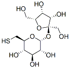 (2R,3R,4S,5S,6S)-2-[(2R,3S,4R,5R)-3,4-dihydroxy-2,5-bis(hydroxymethyl) oxolan-2-yl]oxy-6-(sulfanylmethyl)oxane-3,4,5-triol 구조식 이미지