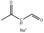 나트륨(E)-3-옥소부트-1-엔-1-올레이트 구조식 이미지