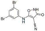 4-Isoxazolecarbonitrile,  5-[(3,5-dibromophenyl)amino]-2,3-dihydro-3-oxo- 구조식 이미지