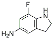 7-fluoro-2,3-dihydro-1H-Indol-5-aMine 구조식 이미지