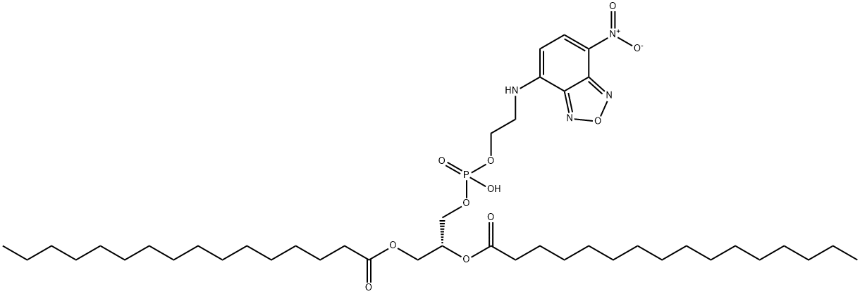 LA-포스파티딜레탄올아민,*디팔미토이L,N-NBD 구조식 이미지