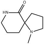 1,7-Diazaspiro[4.5]decan-6-one,1-methyl-(9CI) Structure