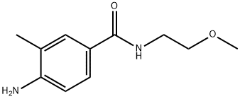 4-amino-N-(2-methoxyethyl)-3-methylbenzamide Structure