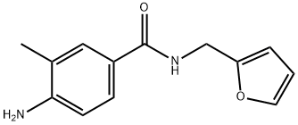 4-amino-N-(2-furylmethyl)-3-methylbenzamide Structure