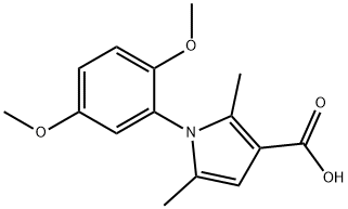 1-(2,5-DIMETHOXYPHENYL)-2,5-DIMETHYL-1H-PYRROLE-3-CARBOXYLIC ACID Structure