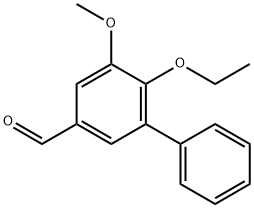 [1,1'-BIPHENYL]-3-CARBOXALDEHYDE,6-ETHOXY-5-METHOXY Structure