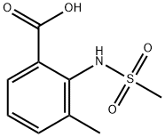 2-MethanesulfonaMido-3-Methylbenzoic acid Structure